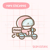 Food Delivery Planner Sticker