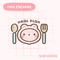 Meal Plan Planner Sticker