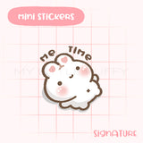 Me Time Bunny Relaxing Planner Sticker