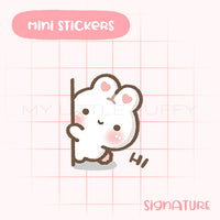 Peekaboo Bunny Planner Sticker