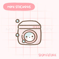 Washing Machine Planner Sticker