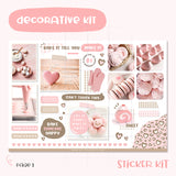 Pink Sweets Decorative Photo Sticker Kit
