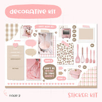 Pink Sweets Decorative Photo Sticker Kit
