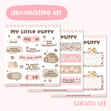 Stay Paw-sitive Planner Sticker Kit
