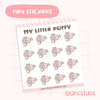 Hair Dryer Planner Sticker