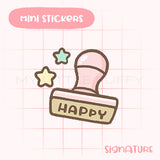 Happy Stamp Planner Sticker
