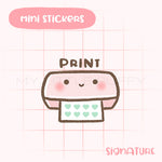 Print Planner Sticker