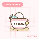 Beach Bag Planner Sticker