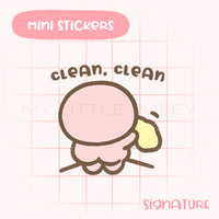 Clean Planner Sticker