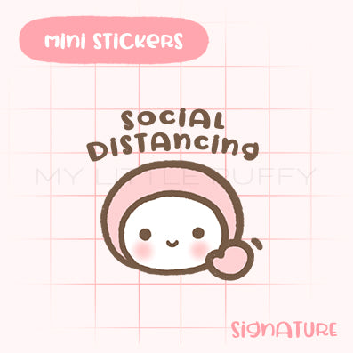 Social Distancing Planner Sticker