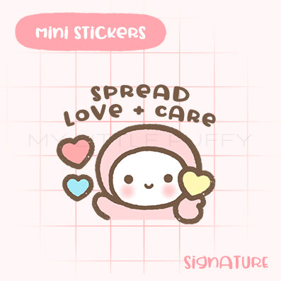 Spread Love and Care Planner Sticker