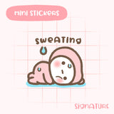 Sweating Planner Sticker
