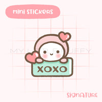 XOXO Planner Sticker