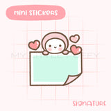 Valentine's 'Mini Note' Planner Sticker