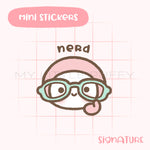 Cute Book Nerd Planner Sticker