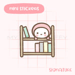 Cute Book Shelf Planner Sticker