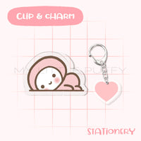 My Little Puffy Clip And Charm Set