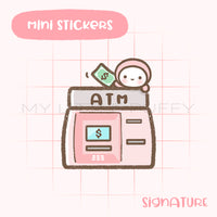 ATM Planner Sticker/ Cash Machine Sticker