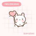 Bunny Balloon Planner Sticker