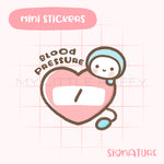 Blood Pressure Tracker Planner Sticker/ Health Tracker Planner Sticker