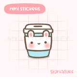 Bunny Coffee Planner Sticker