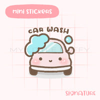 Car Wash Planner Sticker