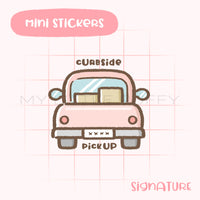 Curb Side Pickup Planner Sticker