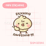 Ducking Awesome Planner Sticker