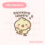 Ducking Happy Planner Sticker
