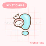 Due Planner Sticker