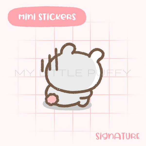Leave Me Alone Bunny Planner Sticker