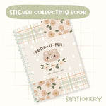 Puffy Bear Sticker Collecting Book
