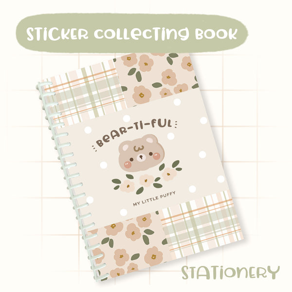 Puffy Bear Sticker Collecting Book