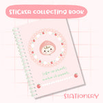 Strawberry Puffy Sticker Collecting Book