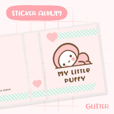 Cute Glitter Sticker Album
