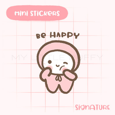 Be Happy Planner Sticker