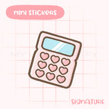 Calculator Planner Sticker