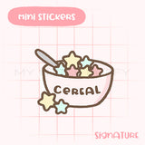 Breakfast Cereal Planner Sticker