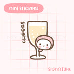 Champagne Planner Sticker