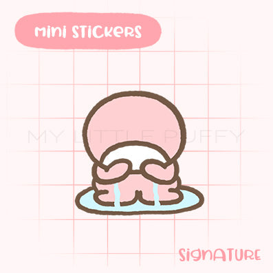 Crying Planner Sticker