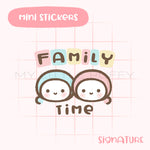 Family Time Planner Sticker