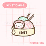 Knitting Planner Sticker