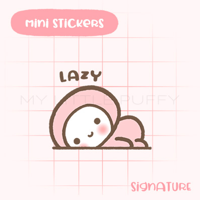 Lazy Planner Sticker