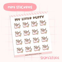 Makeup Pouch Planner Sticker