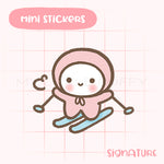 Skiing Planner Sticker