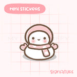 Snowman Planner Sticker