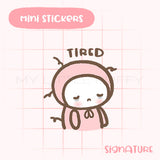 Tired Planner Sticker
