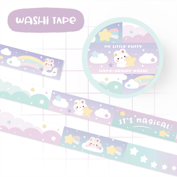 Puffy Bunny Rainbow Washi Tape