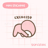 Workout Planner Sticker